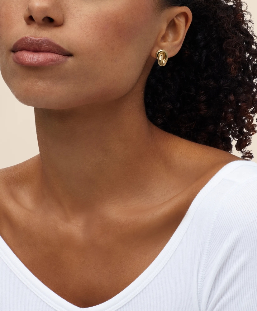 14k Gold Stud Earrings, image 2