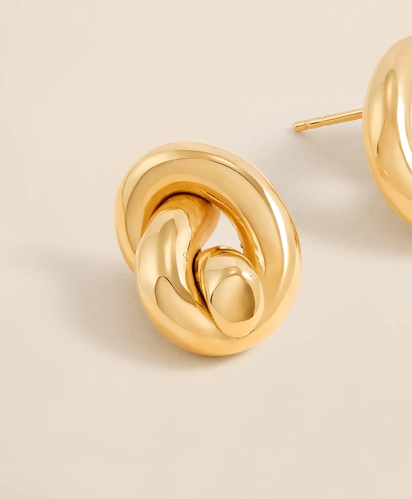 14k Gold Stud Earrings, image 3