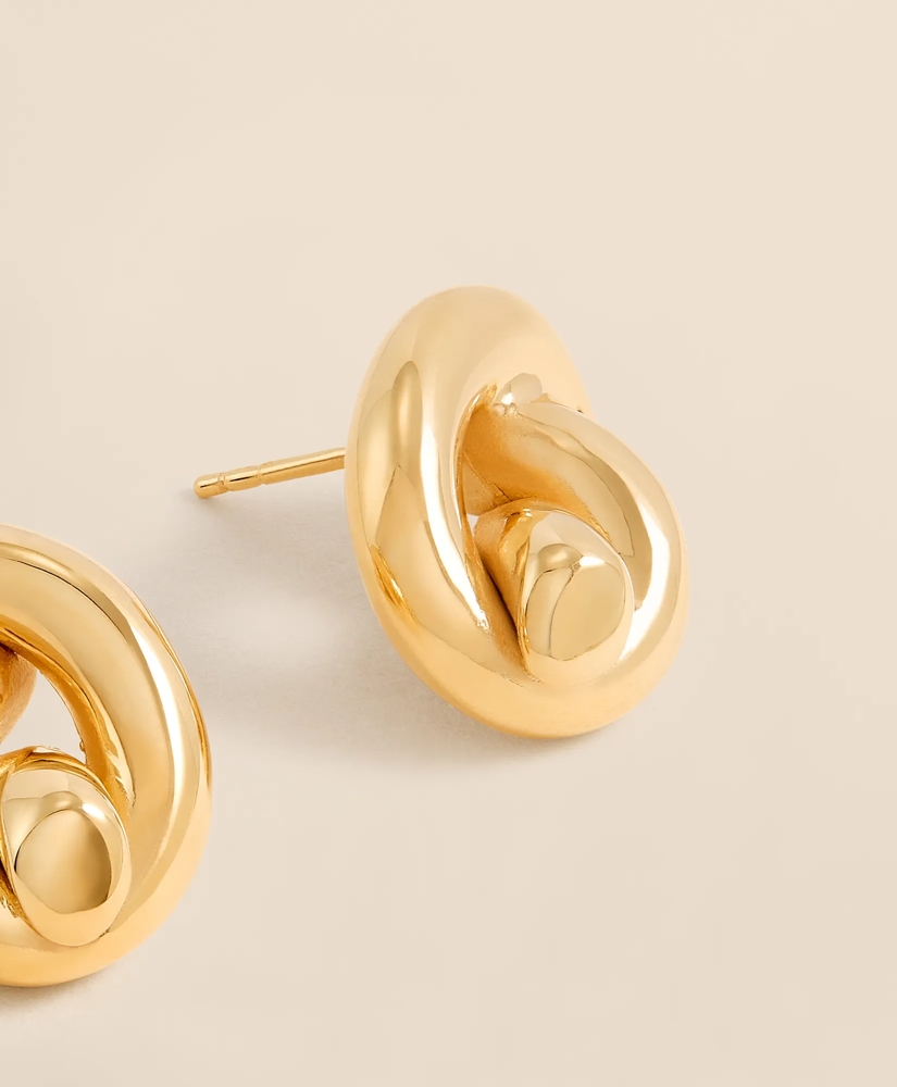 14k Gold Stud Earrings, image 4