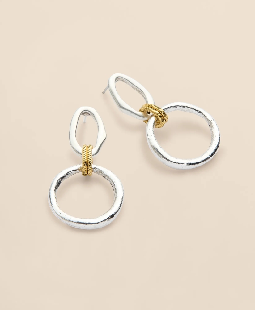 Loni Paul Mixed-Metal Earrings in Sterling Silver & 14K Plated Gold, image 3