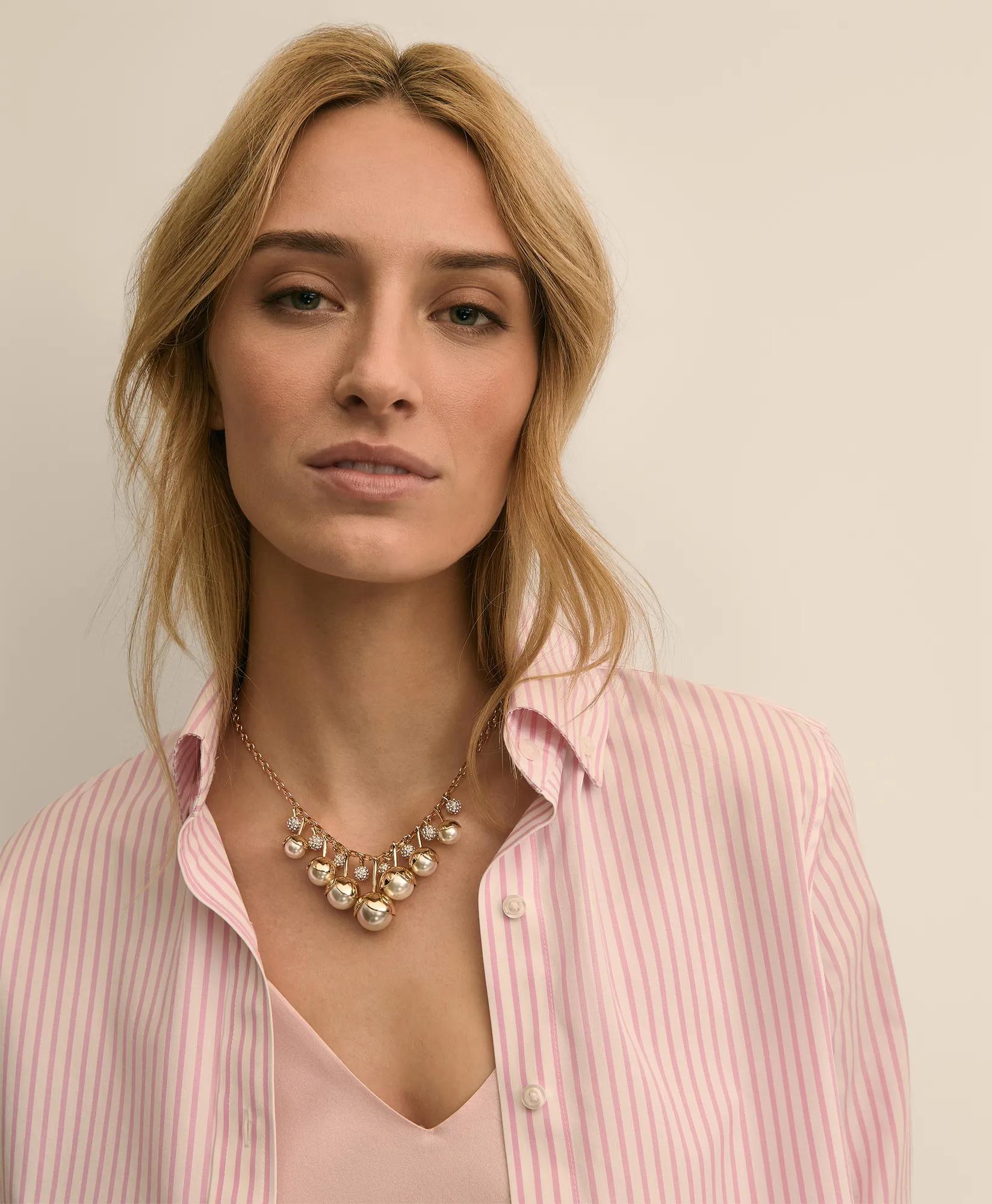 Cubic Zirconia Drop Necklace, image 2