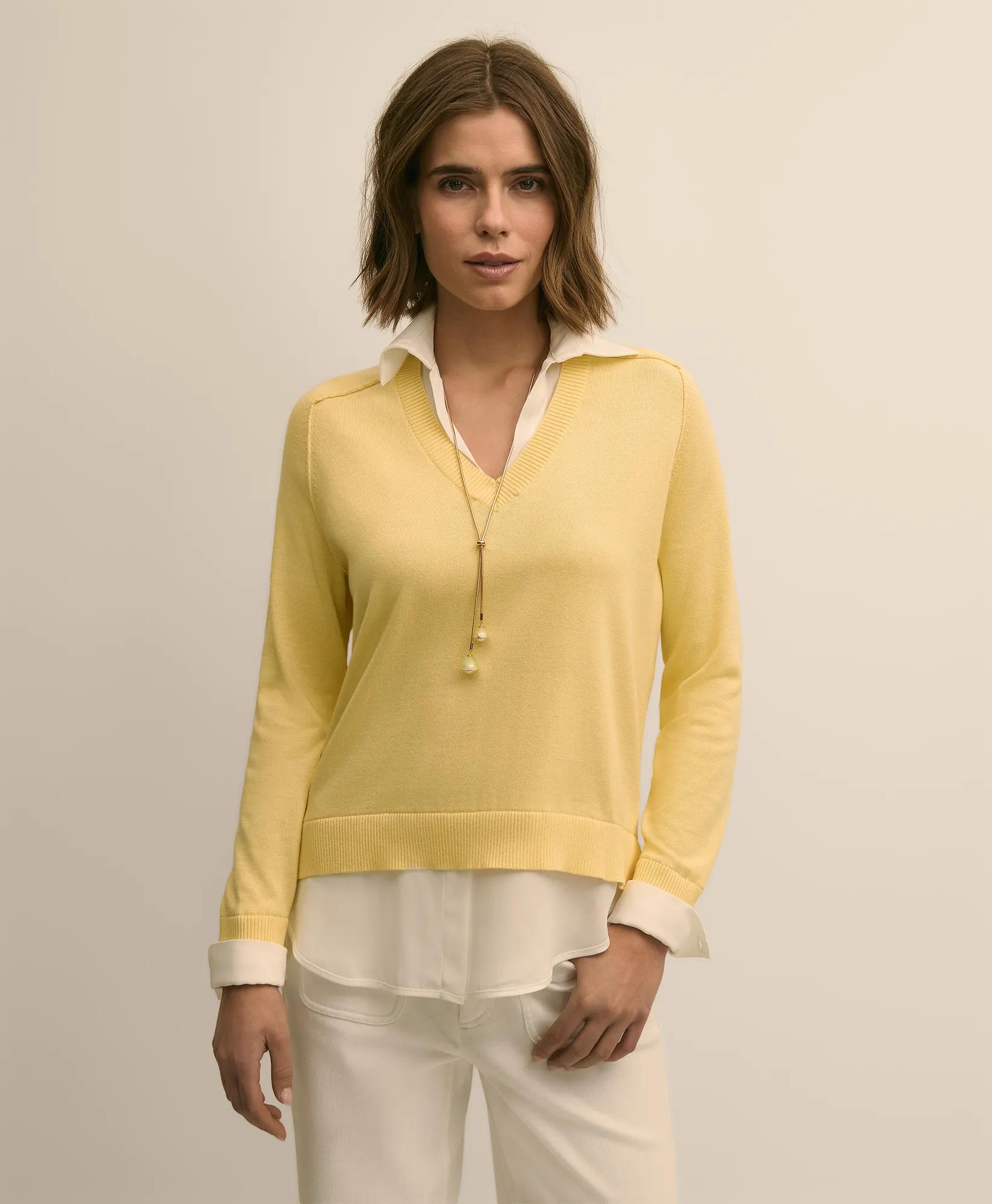 Gold-Tone Faux Pearl Lariat Necklace, image 1