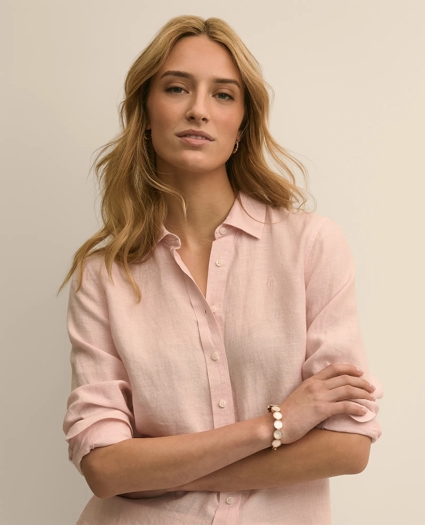 Gold-Tone Mother-Of-Pearl Bangle Bracelet