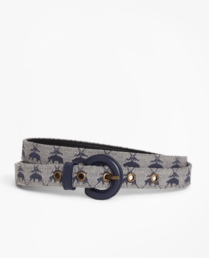 Logo Jacquard Waist Belt, image 1