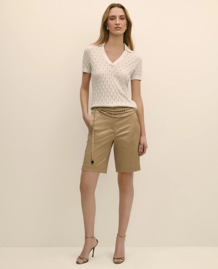 B-Low the Belt Gold-Tone Chain & Leather Waist Belt, image 3