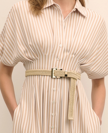 B-Low the Belt Linen Braided Belt, image 1