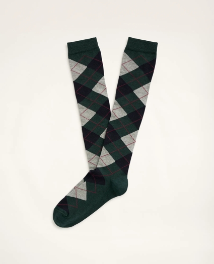 Knee High Argyle Socks