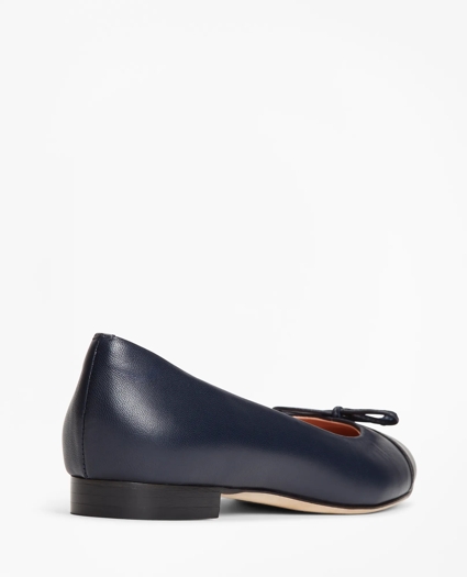 Color-block Leather Flats, image 2