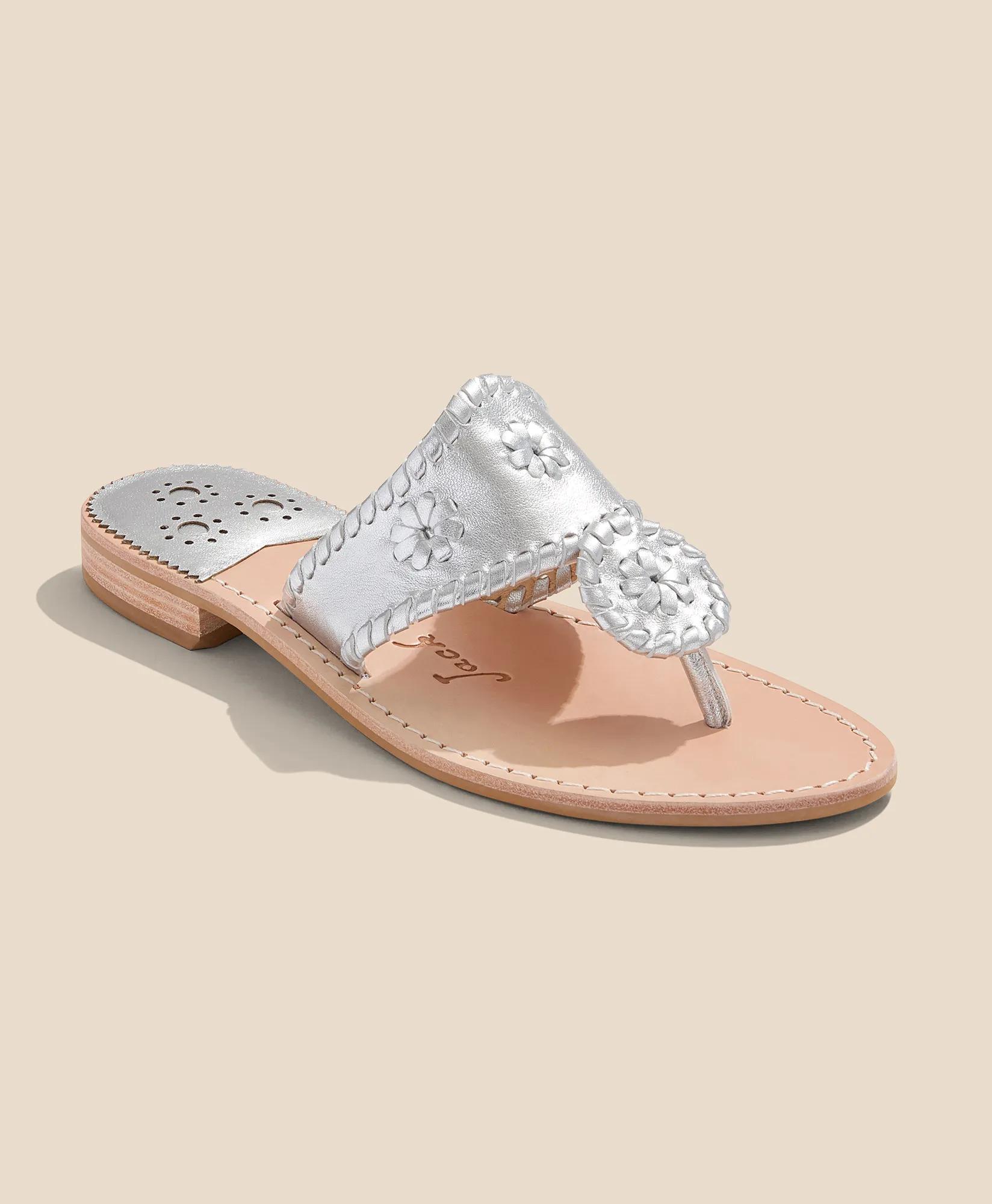 Jack Rogers Flat Leather Sandals