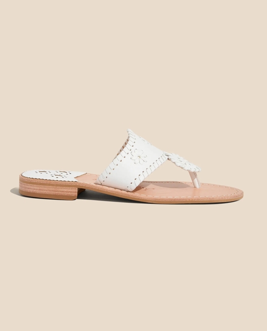 Jack Rogers Flat Leather Sandals