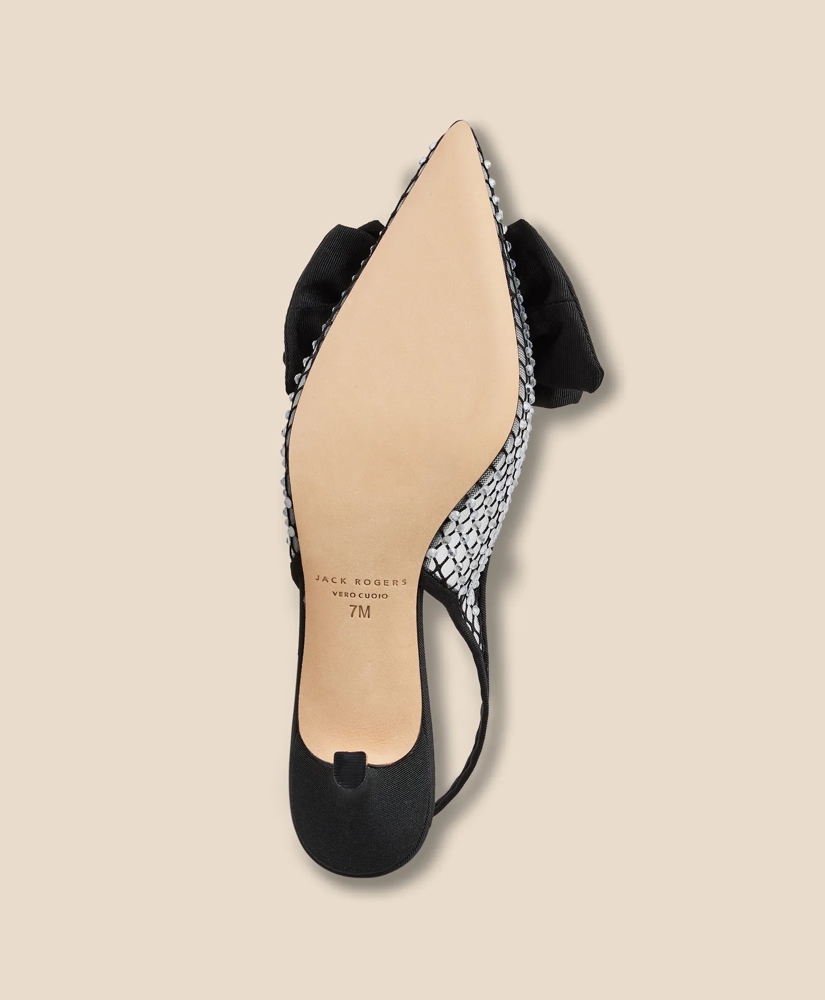 Jack Rogers Debra Jeweled Kitten Heel Slingbacks, image 5