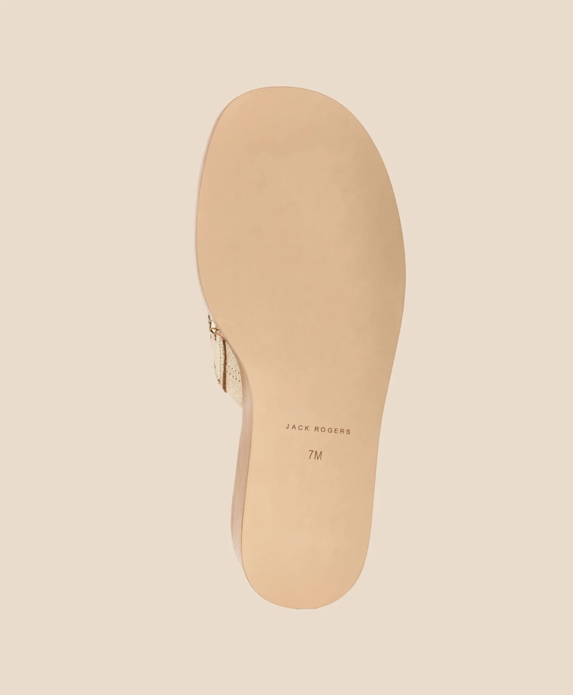 Jack Rogers Platinum Wedge Sandals, image 5