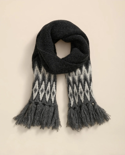 Alpaca-Wool Blend Scarf, image 1