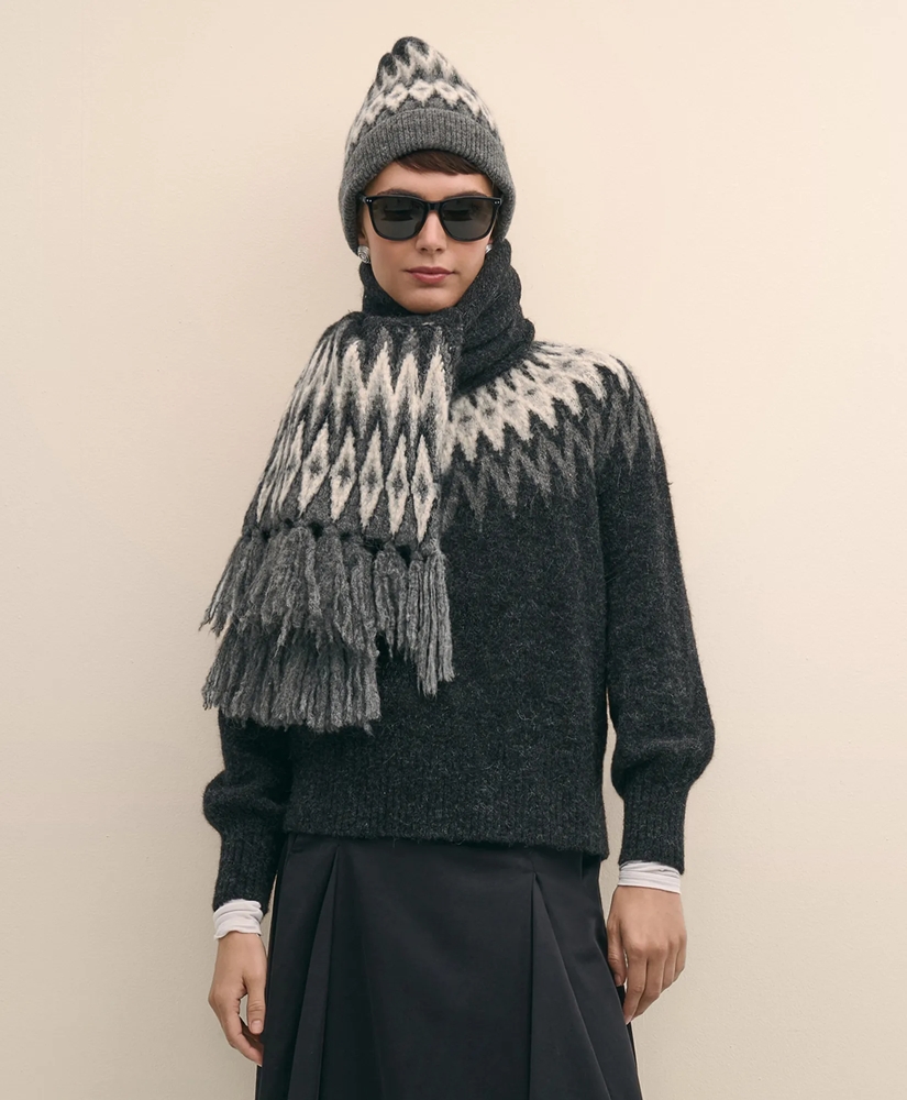 Alpaca-Wool Blend Scarf