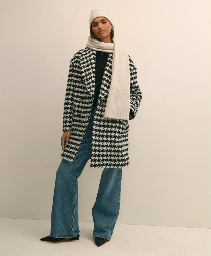 Cotton-Alpaca-Wool Blend Hat & Scarf Boxed Set, image 3