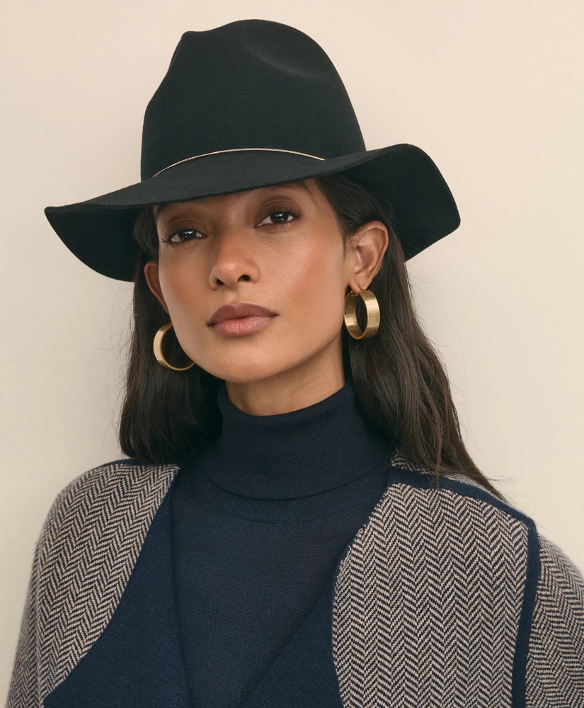 Eugenia Kim Brushed Wool Sandy Chain Hat