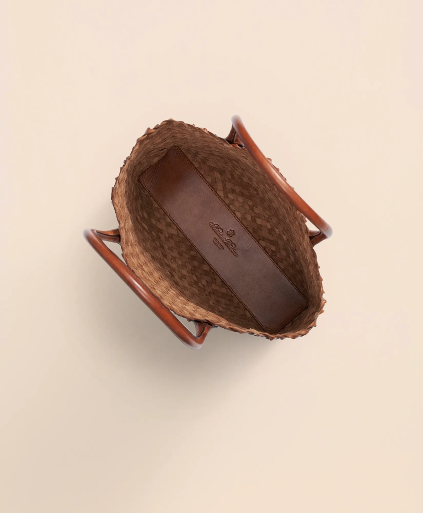 Woven Leather Tote Bag, image 3