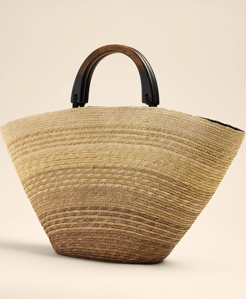 Eugenia Kim Wood-Straw Ombre Beach Bag, image 3