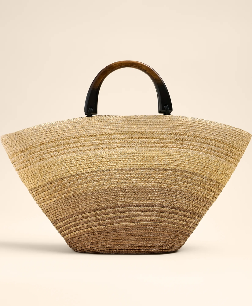 Eugenia Kim Wood-Straw Ombre Beach Bag, image 4