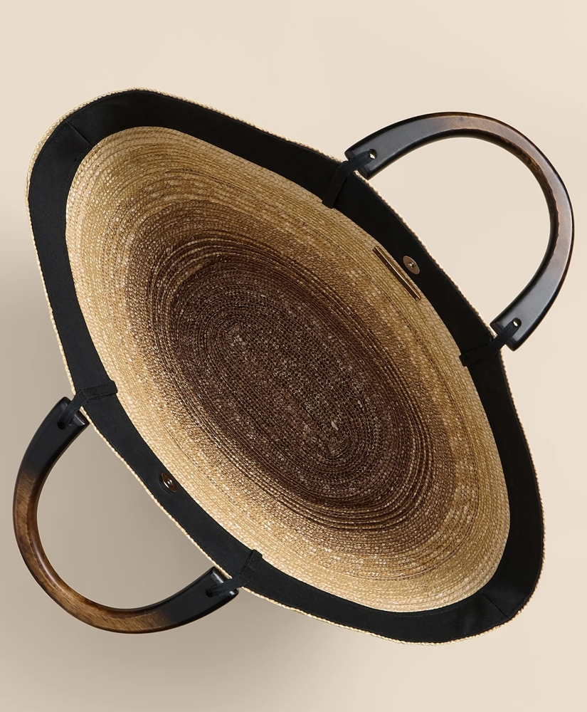 Eugenia Kim Wood-Straw Ombre Beach Bag, image 5