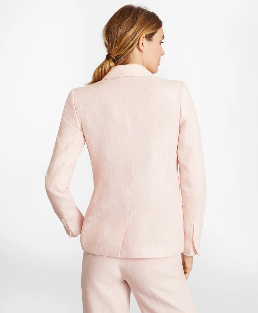Pinstriped Linen Jacket, image 4