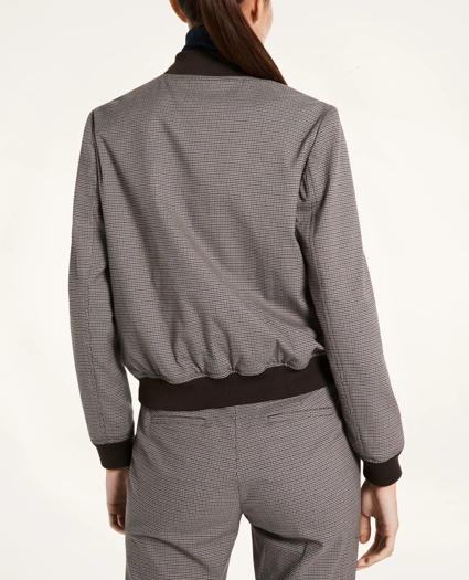 Microcheck Bomber Jacket, image 3