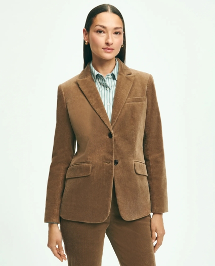 Stretch Cotton Corduroy Jacket, image 1
