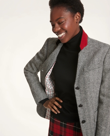 Wool Herringbone Jacket Wool Herringbone Jacket
