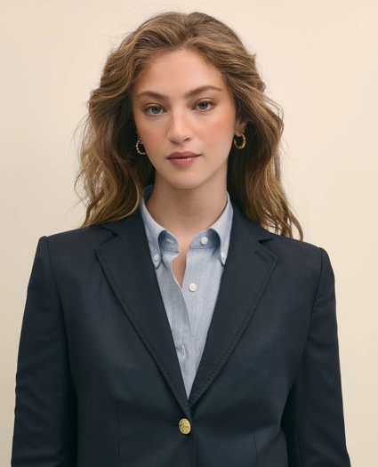 Wool Two-Button Blazer, image 3