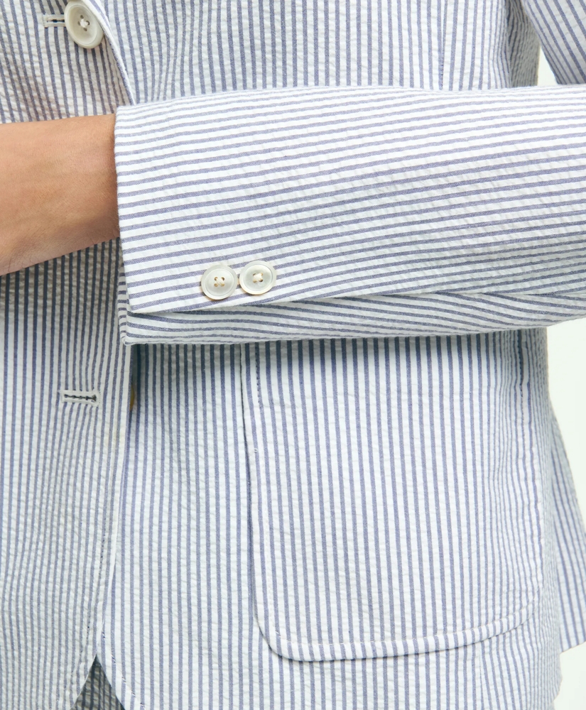 Stretch Cotton Seersucker Jacket, image 6