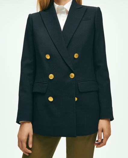 Voyager Jacket in Double-Breasted Wool Blend, image 6