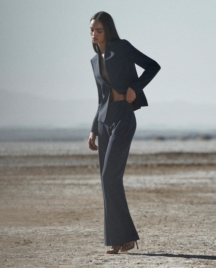 Minimalist Fine Twill Crepe Jacket, image 2