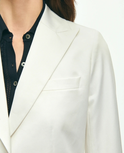 Peak Lapel Cotton Sateen Jacket, image 7