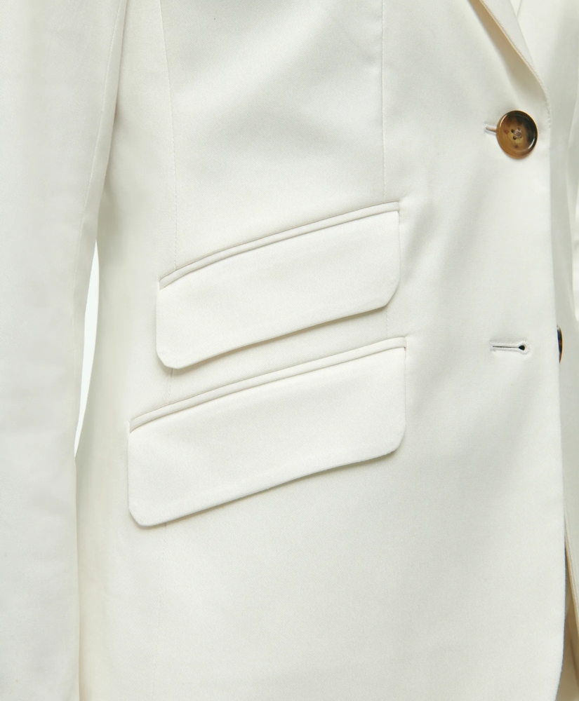 Peak Lapel Cotton Sateen Jacket, image 9