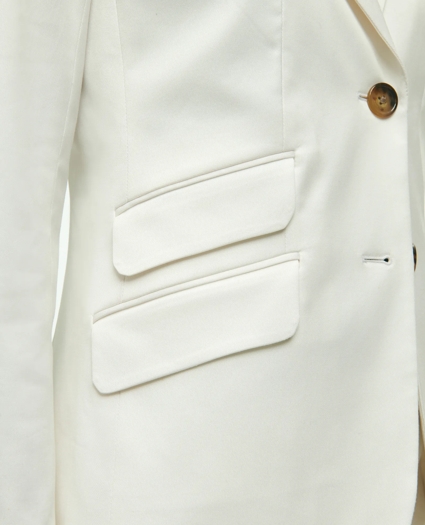 Peak Lapel Cotton Sateen Jacket, image 9