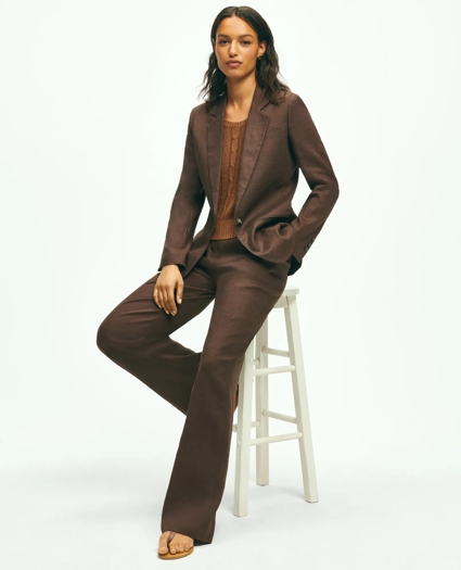 Linen One-Button Jacket, image 3
