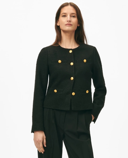 Vintage-Inspired Jacket in Boucle, image 3