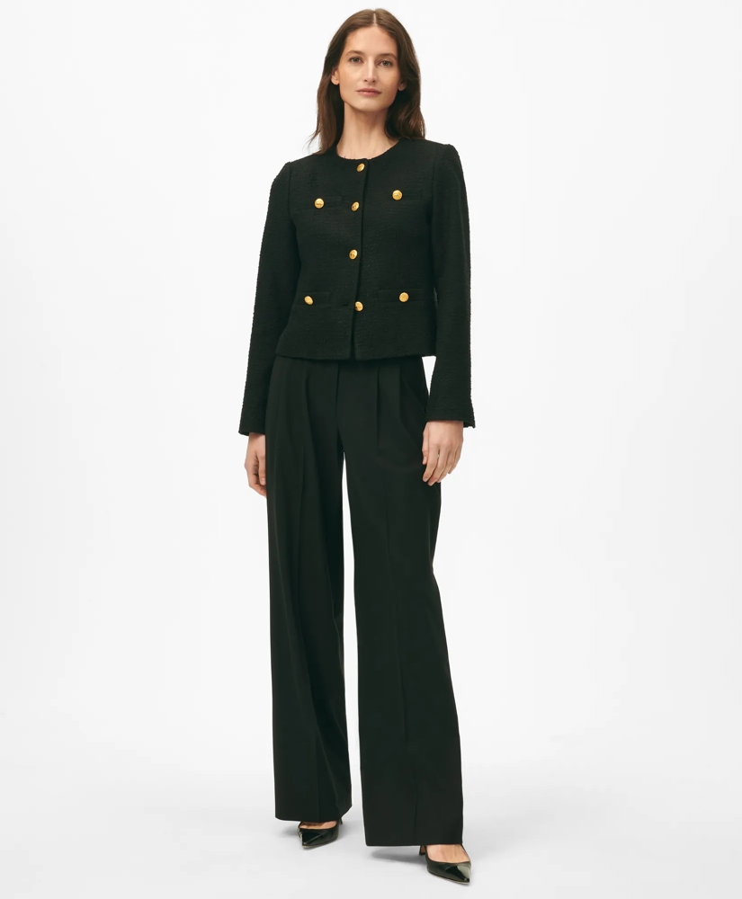 Vintage-Inspired Jacket in Boucle