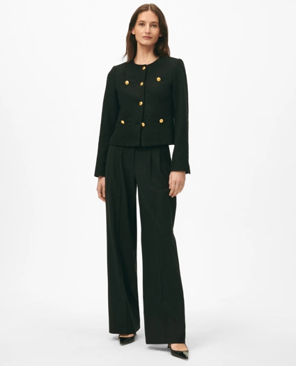 Vintage-Inspired Jacket in Boucle, image 1