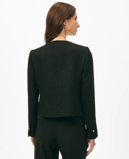 Vintage-Inspired Jacket in Boucle, image 4
