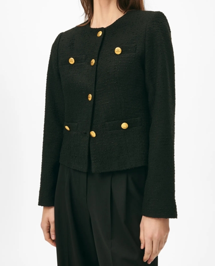 Vintage-Inspired Jacket in Boucle, image 5