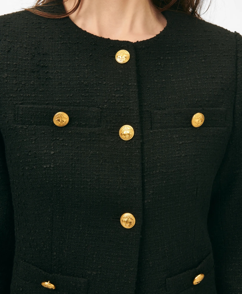 Vintage-Inspired Jacket in Boucle, image 6