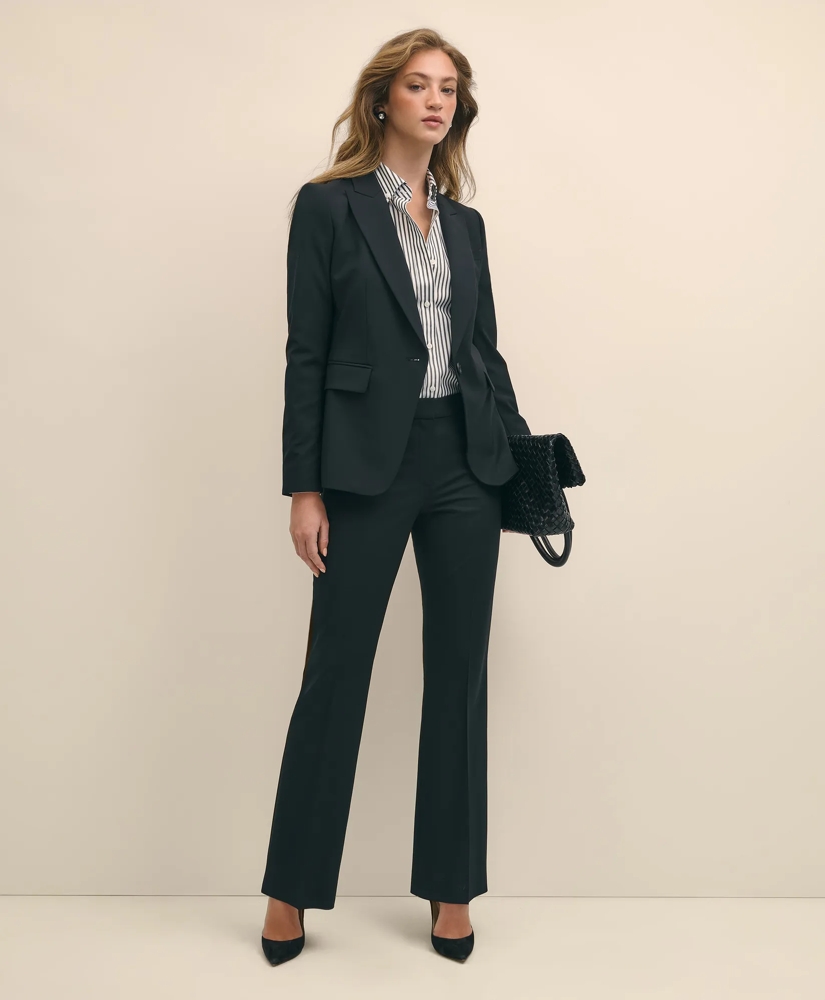 The Essentials Single-Breasted Peak Lapel in Wool Blend, image 2
