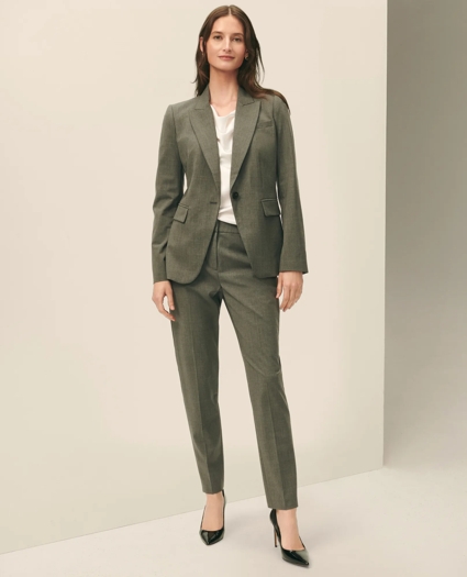 The Essentials Single-Breasted Peak Lapel in Wool Blend, image 1
