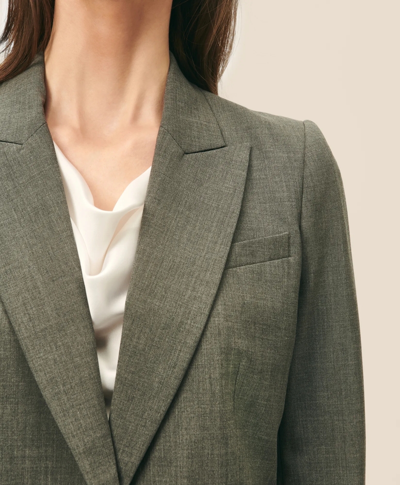 The Essentials Single-Breasted Peak Lapel in Wool Blend, image 6