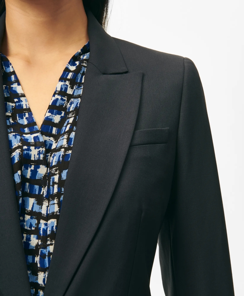 The Essentials Single-Breasted Peak Lapel in Wool Blend, image 5