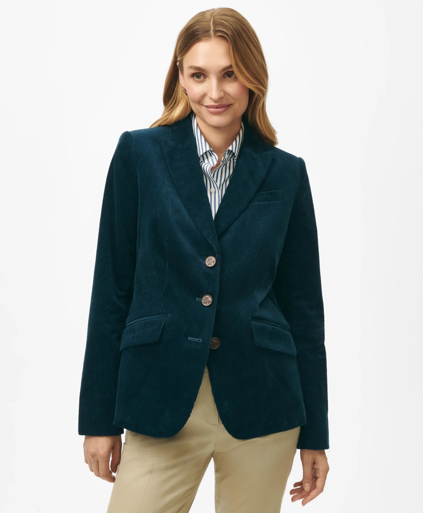 Peak Lapel Jacket in Corduroy Cotton Peak Lapel Jacket in Corduroy Cotton