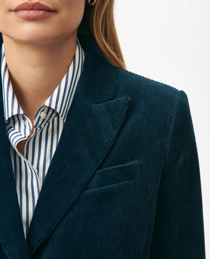 Peak Lapel Jacket in Corduroy Cotton, image 3