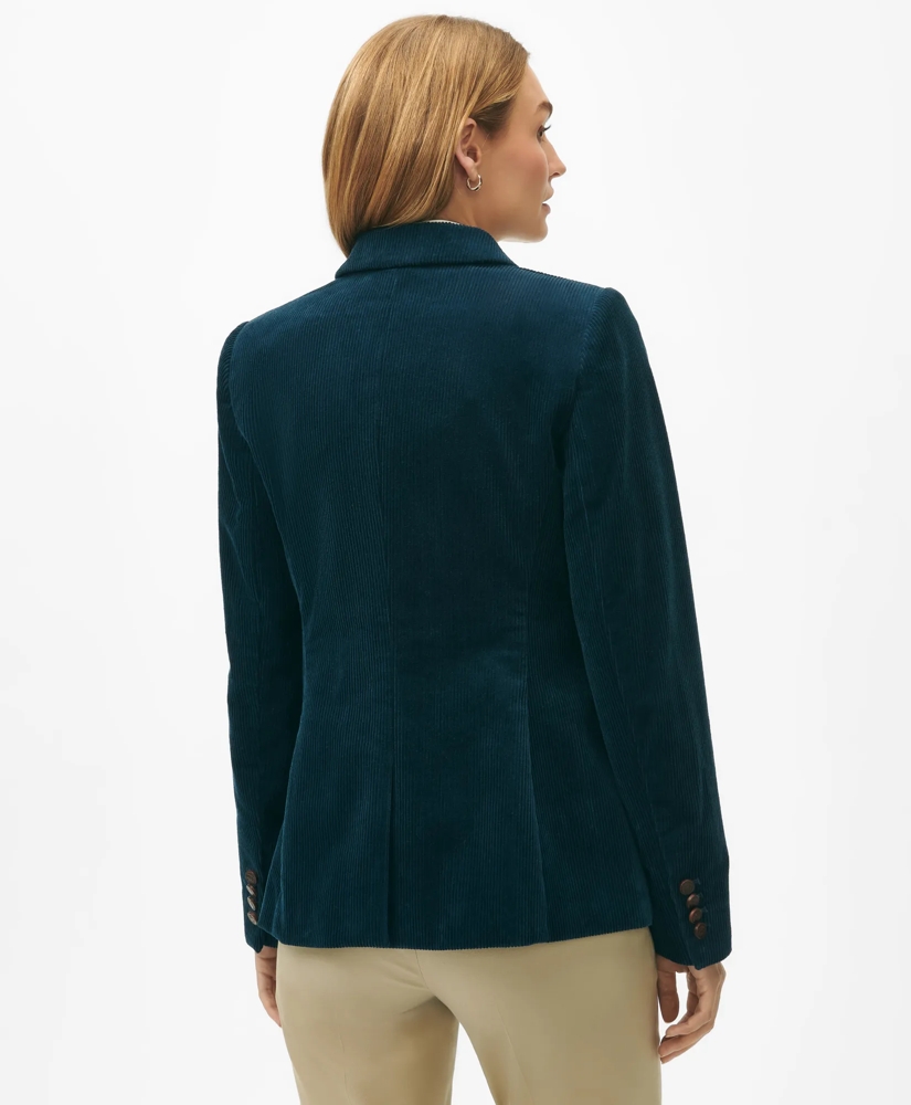 Peak Lapel Jacket in Corduroy Cotton, image 6