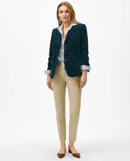 Peak Lapel Jacket in Corduroy Cotton, image 1